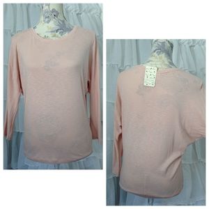 Pink Dolman Sleeve Top